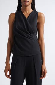 Emporio Armani Faux Wrap Shell