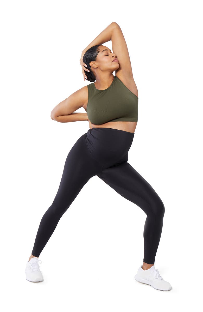 Ingrid & Isabel<sup>®</sup> Performance Maternity Leggings, Alternate, color, 