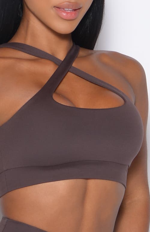 Bombshell Sportswear Two Way Bra In Brown
