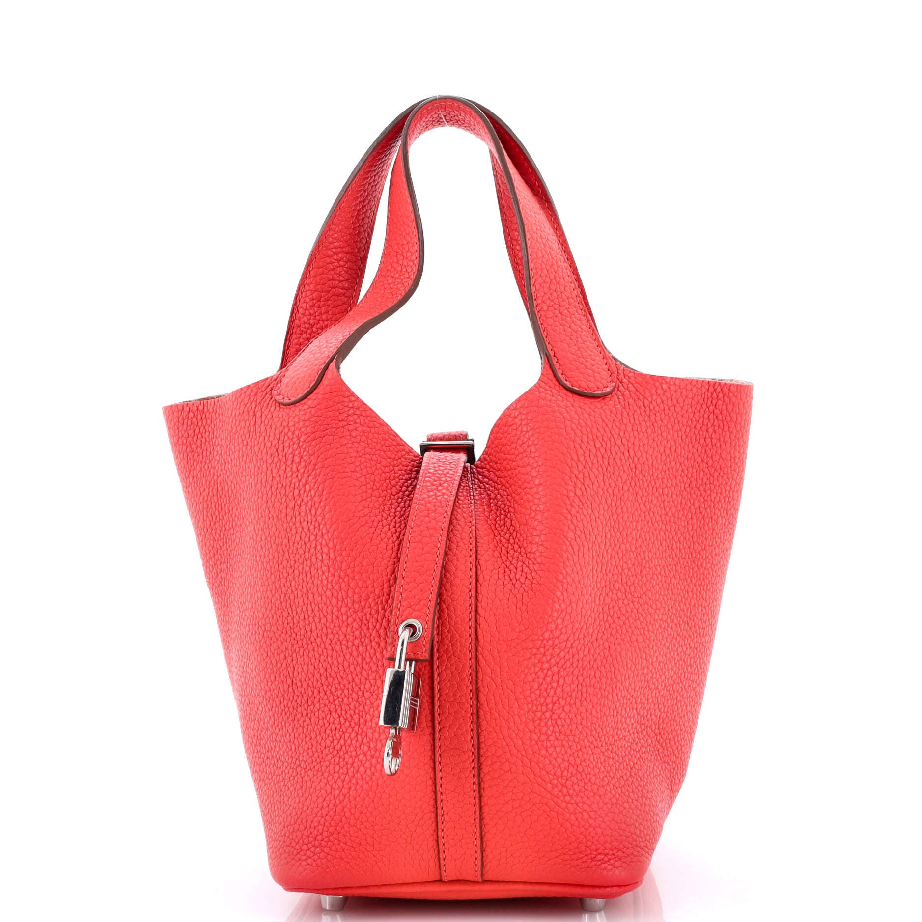 Pre-Owned Hermes Picotin Lock Bag Clemence PM, Main, color, 