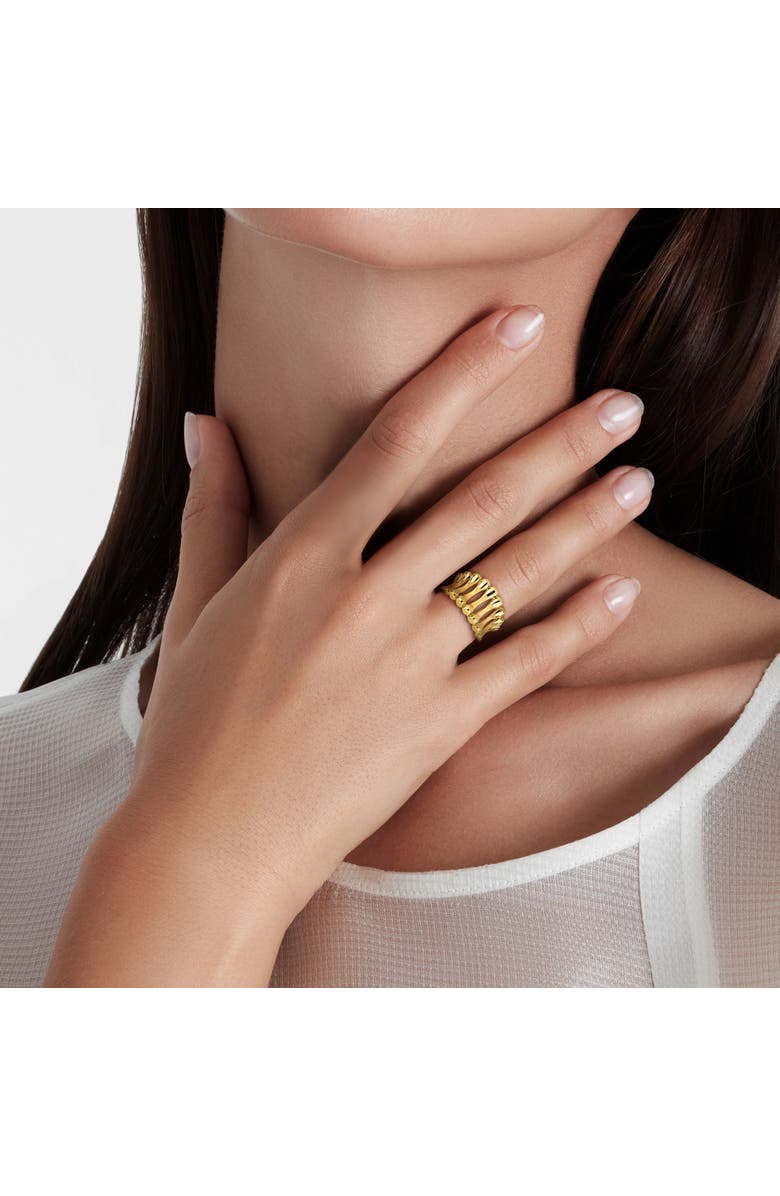 Julianna B. Concave Ring 14k Yellow Gold, Alternate, color, 14K Gold