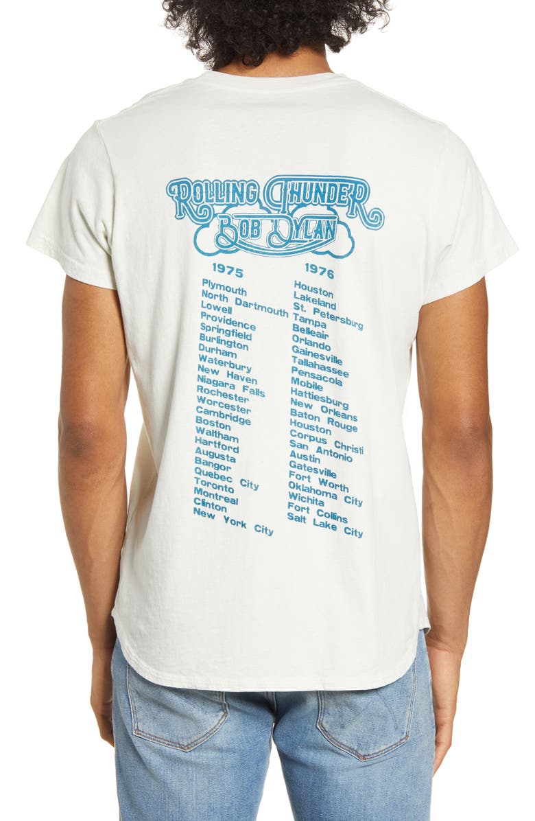 Barking Irons x Bob Dylan Rolling Thunder Highway 75 Graphic T-Shirt, Alternate, color, 