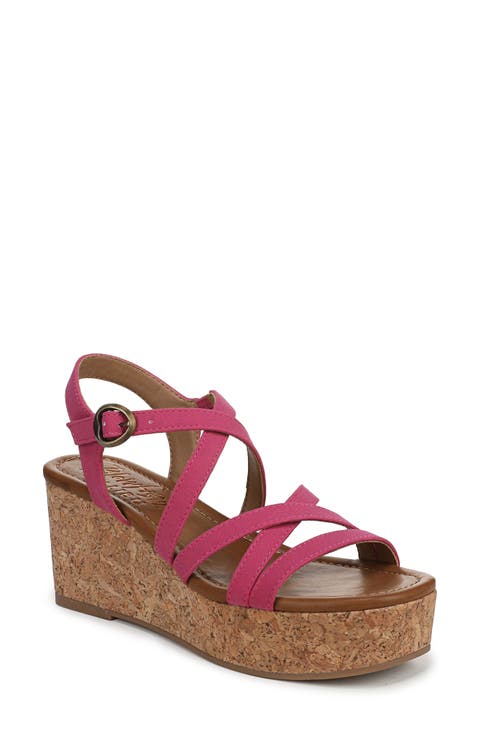 Aurora Strappy Platform Wedge Sandal (Women)