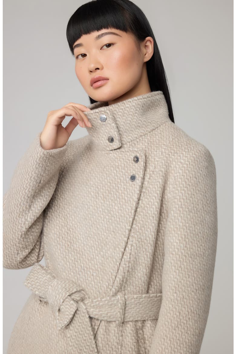 Genie Belted Coat, Alternate, color, HUSH