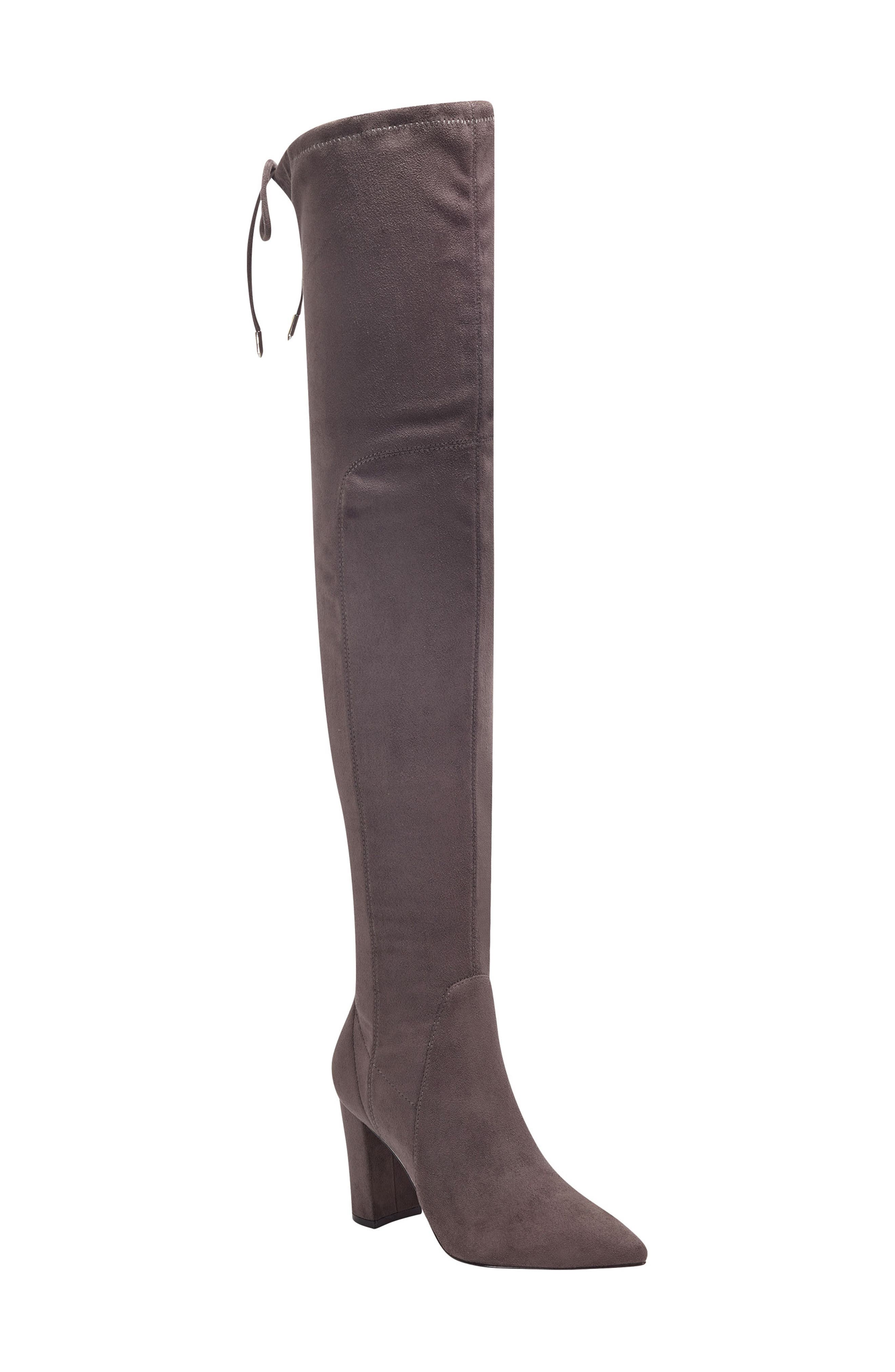 Ulona Over the Knee Boot, Main, color, GREY STRETCH