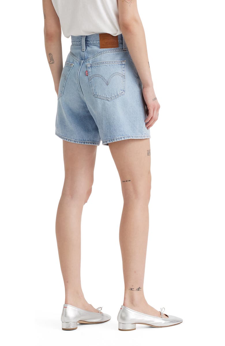 Levi's<sup>®</sup> Baggy High Waist Denim Shorts, Alternate, color, 