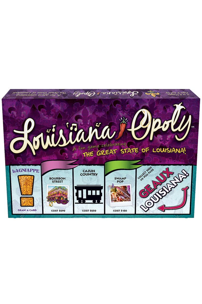 Louisiana Opoly Board Game, Main, color, Multicolored