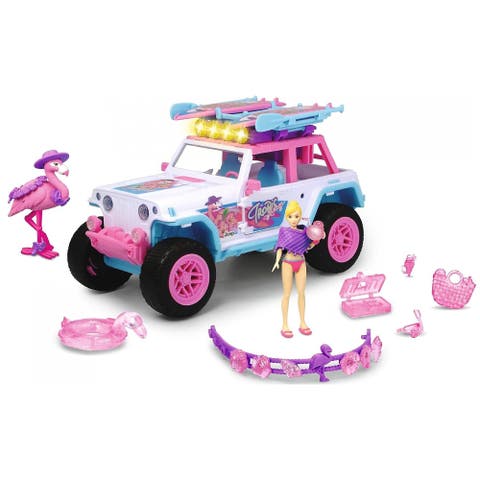 Light & Sound Jeep Flamingo Playset