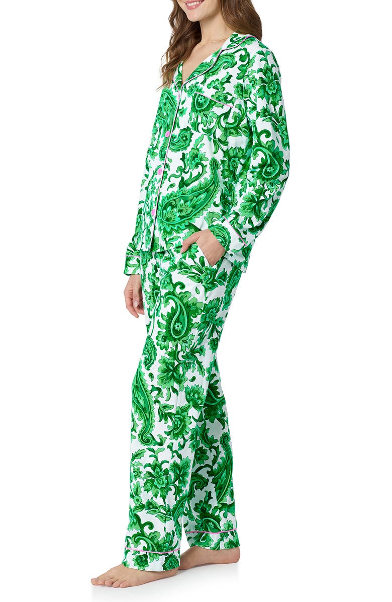 BedHead Pajamas Print Stretch Organic Cotton Pajamas, Alternate, color, 