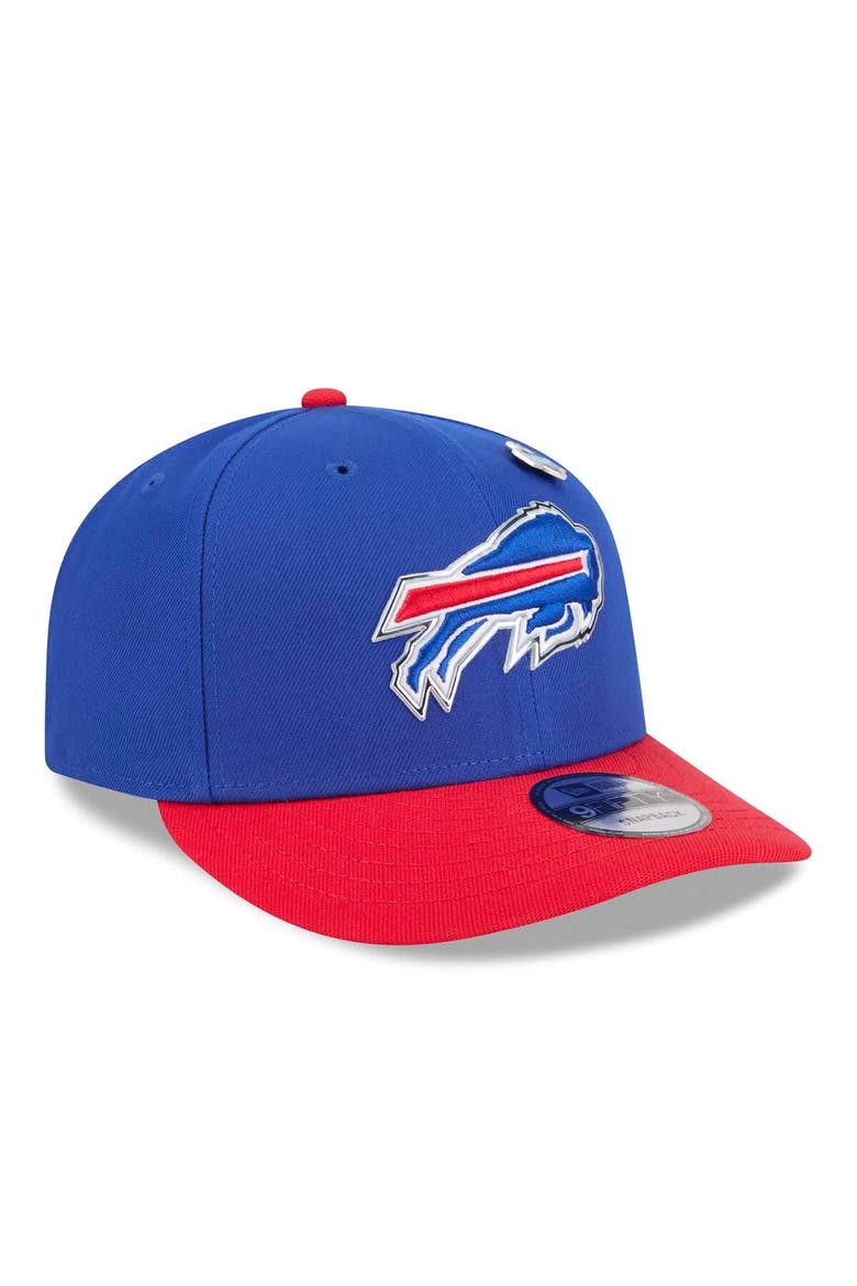 Men's New Era  Royal/Red Buffalo Bills 2026 NFL Draft On Stage Pre-Curved 9FIFTY Snapback Hat, Alternate, color, Royal