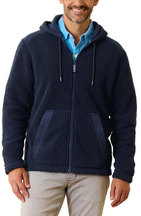 Anchor Bay Faux Shearling Zip Hoodie