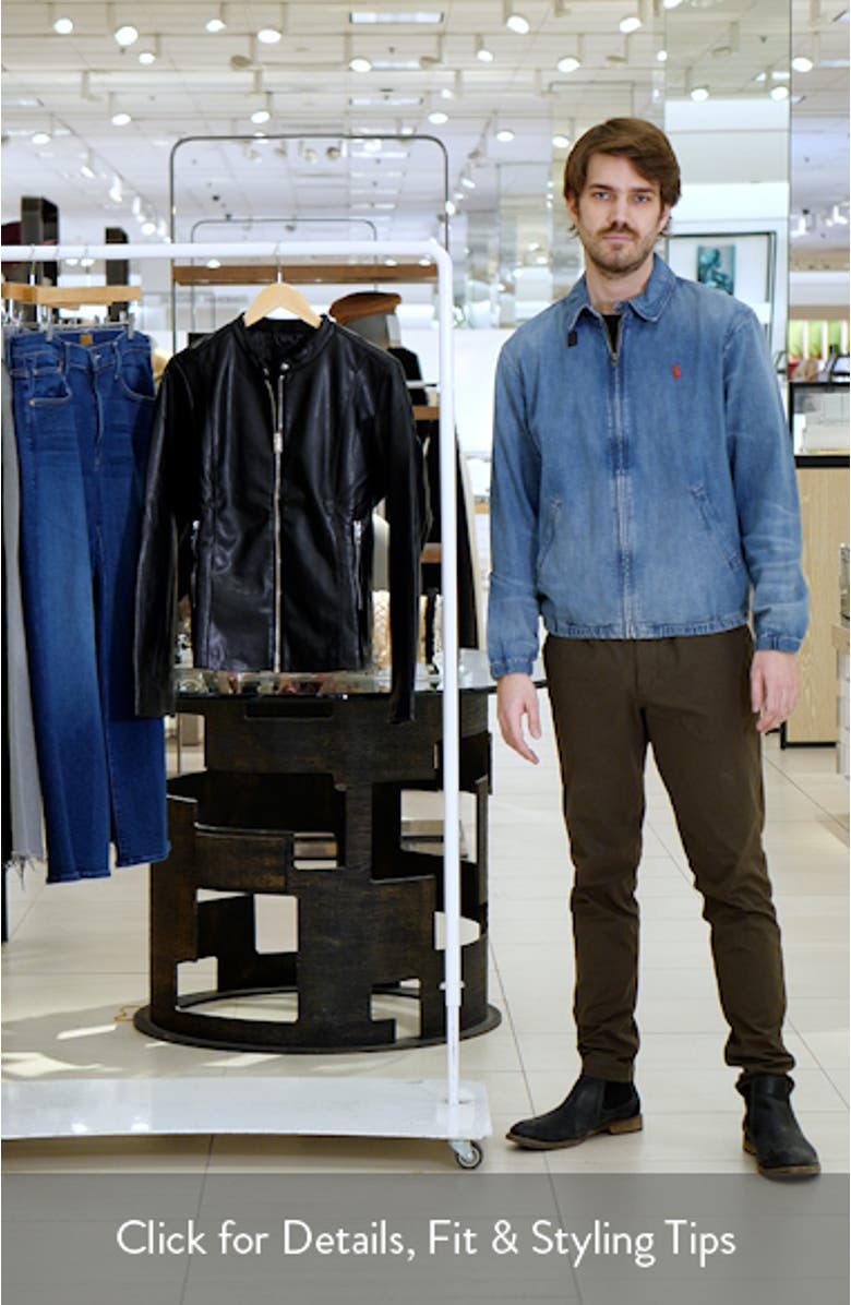 Faux Leather Biker Jacket, sales video thumbnail