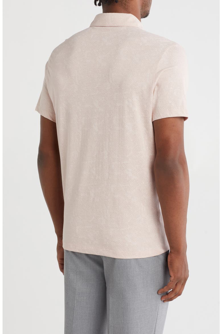 Faustine Cotton Polo, Alternate, color, CORAL
