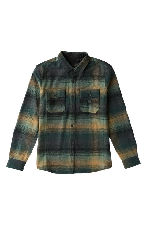 Nordsman Plaid Flannel Snap-Up Overshirt