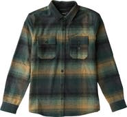 Roark Nordsman Plaid Flannel Snap-Up Overshirt