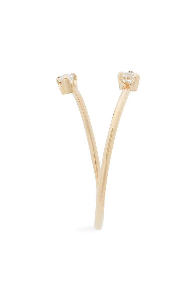 Zoë Chicco Thin Open Bypass Ring, Alternate, color, 