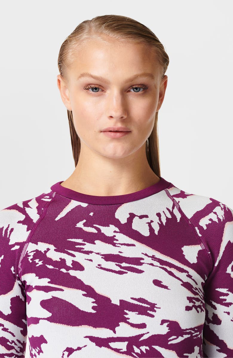 Sweaty Betty Peaks Jacquard Ski Base Layer, Alternate, color,