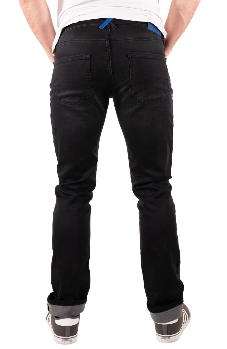 Maceoo Stretch Jeans, Alternate, color, Black
