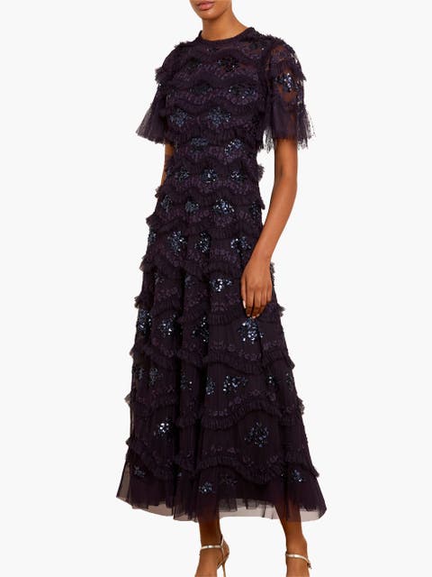 Daisy Wave Ankle Gown