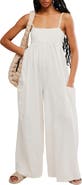 Free People FP Movement Hot Shot Strappy Stretch Cotton Jumpsuit