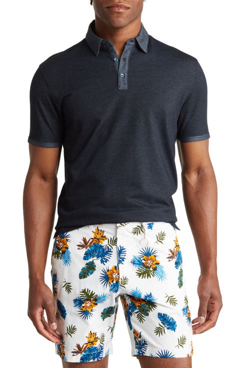 Contrast Collar Polo