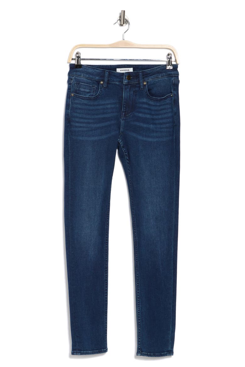 Marley Skinny Jeans, Alternate, color, DARK WASH