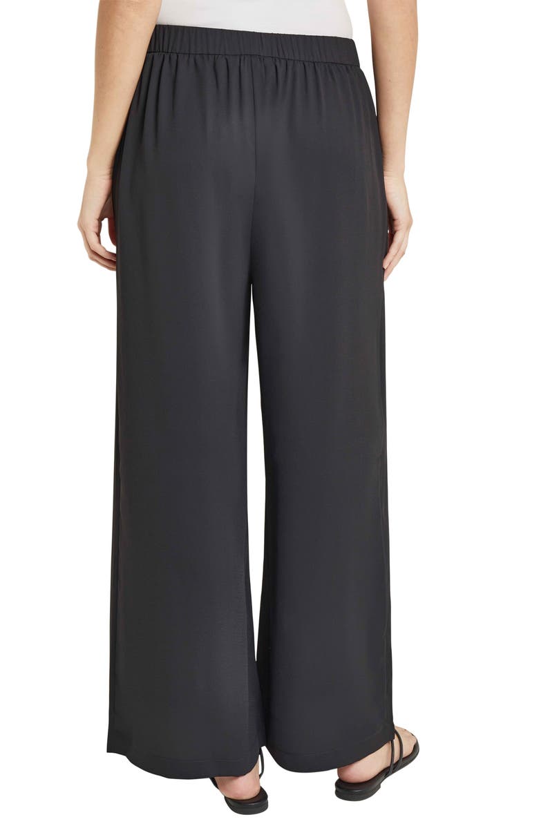 Misook Wide Leg Pants, Alternate, color, Black