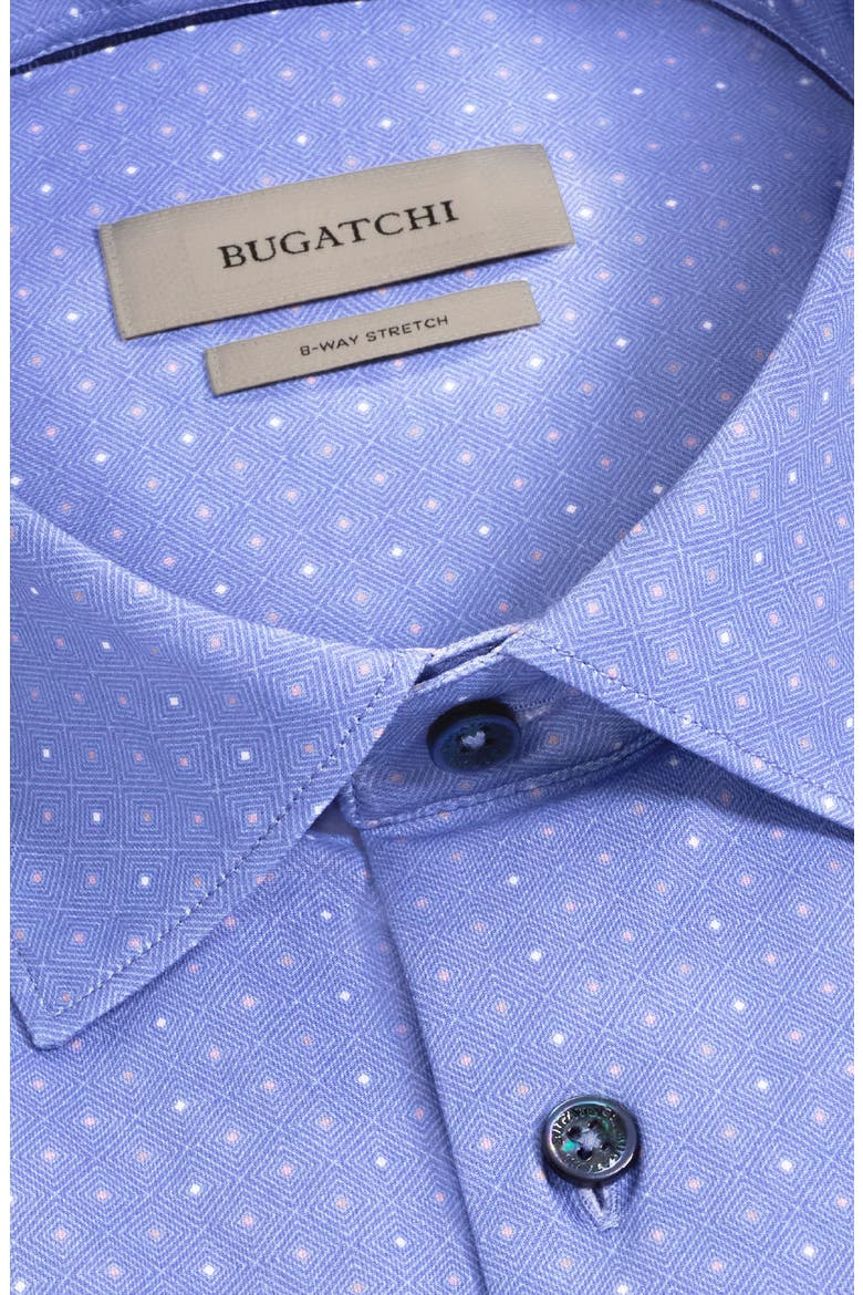 James OoohCotton® Geo Print Button-Up Shirt, Alternate, color, ORCHID