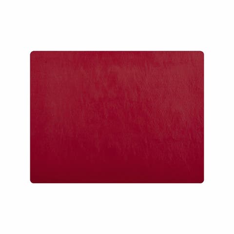 Davanti by  Mattola Placemats Set of 6, Rectangular 16.5 x 12.5 Inch Indoor Outdoor Table Placemats