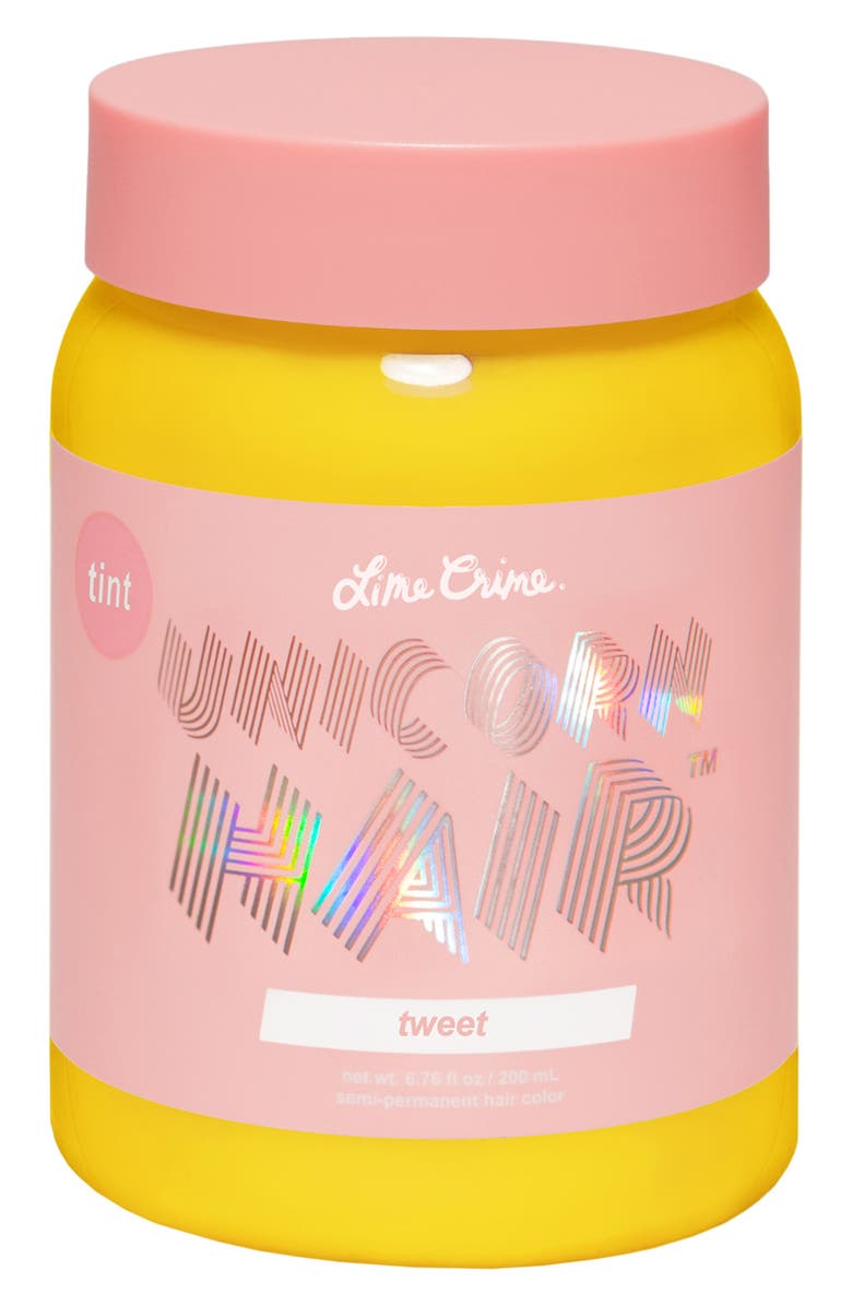 Lime Crime Unicorn Hair Tint Semi-Permanent Hair Color, Main, color, Tweet