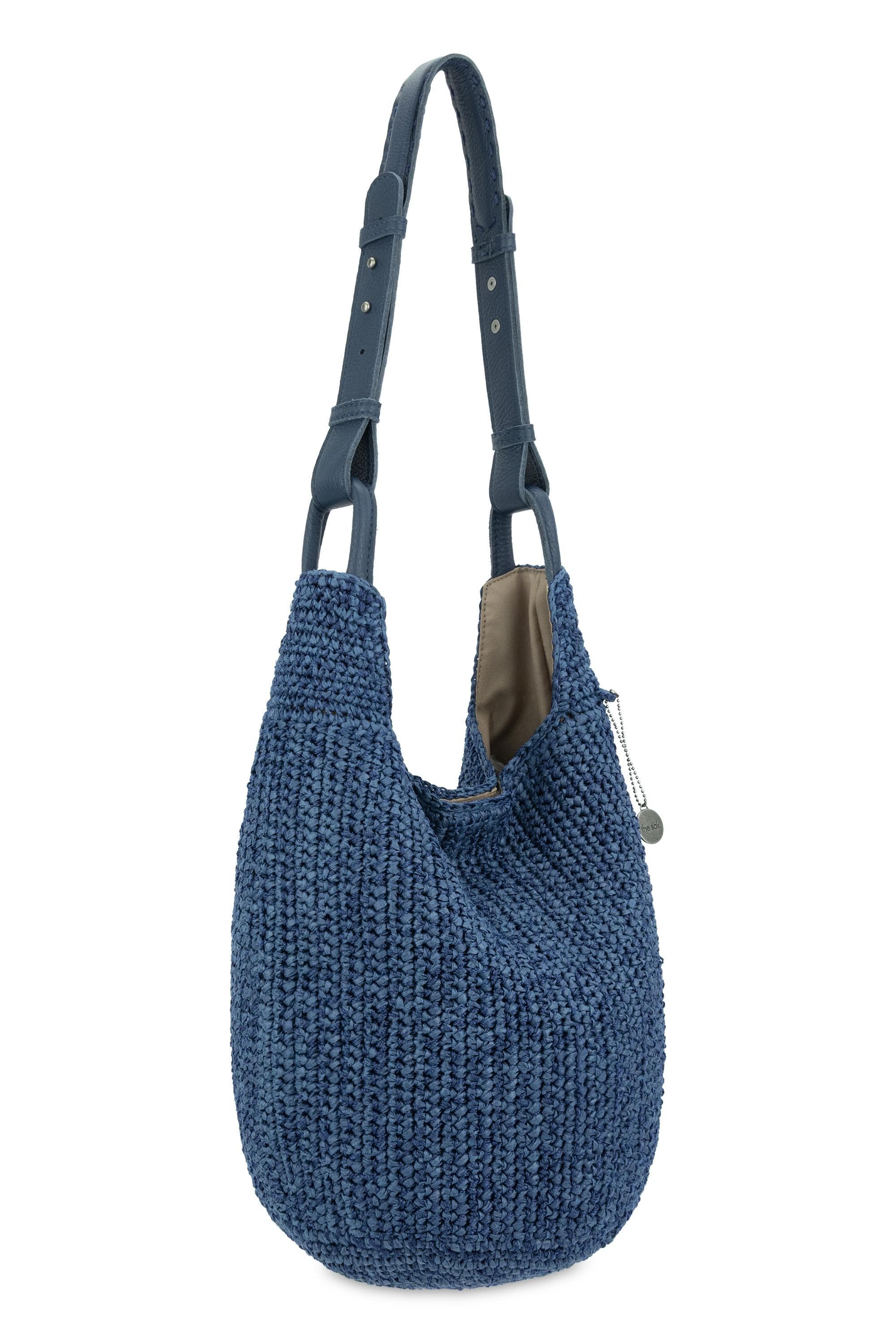 Los Feliz 120 Hobo, Alternate, color, Denim Tonal Straw