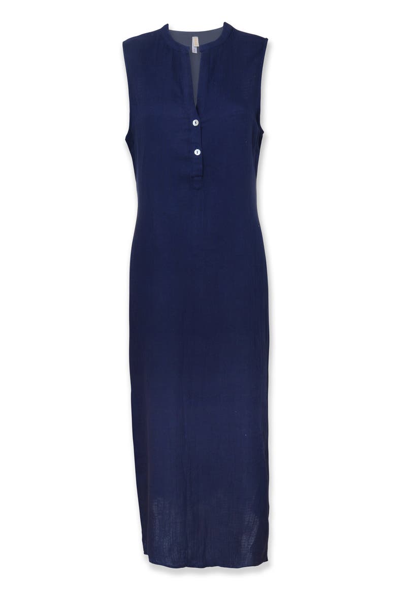 Island Midi Tunic, Alternate, color, Navy