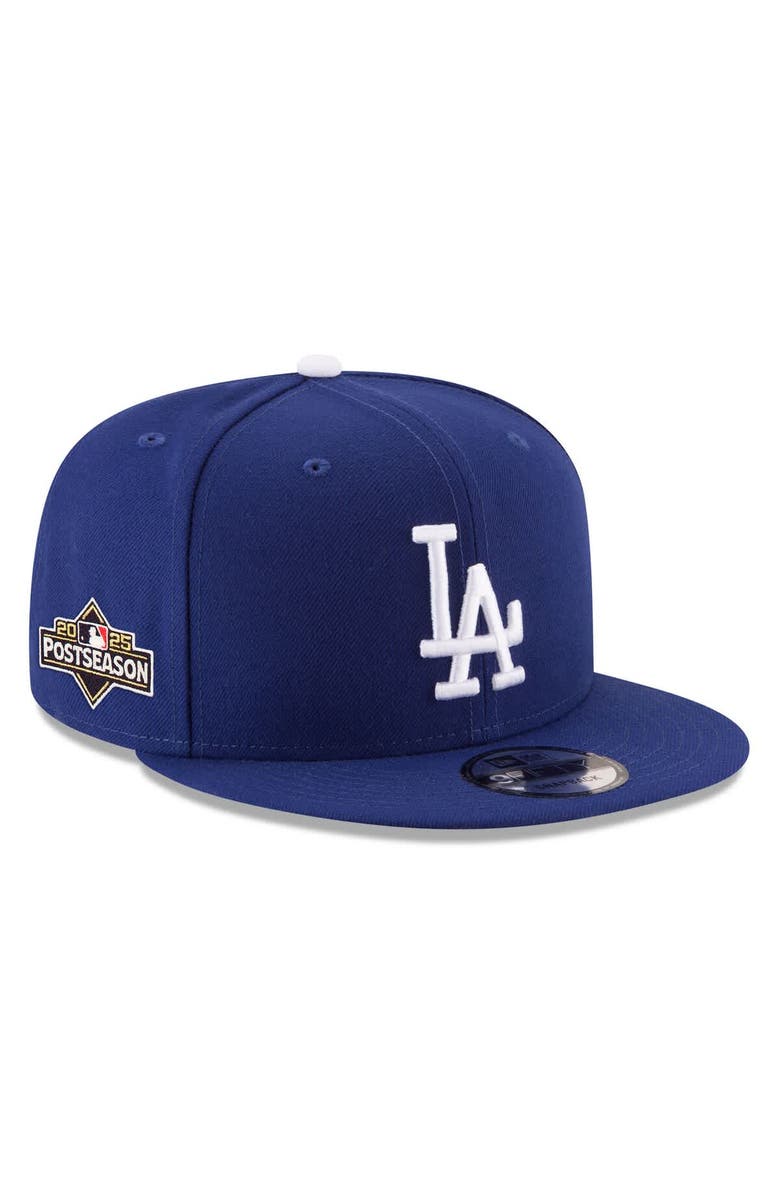 New Era Men's New Era Royal Los Angeles Dodgers 2025 MLB Postseason Side Patch 9FIFTY Snapback Hat, Main, color, 
