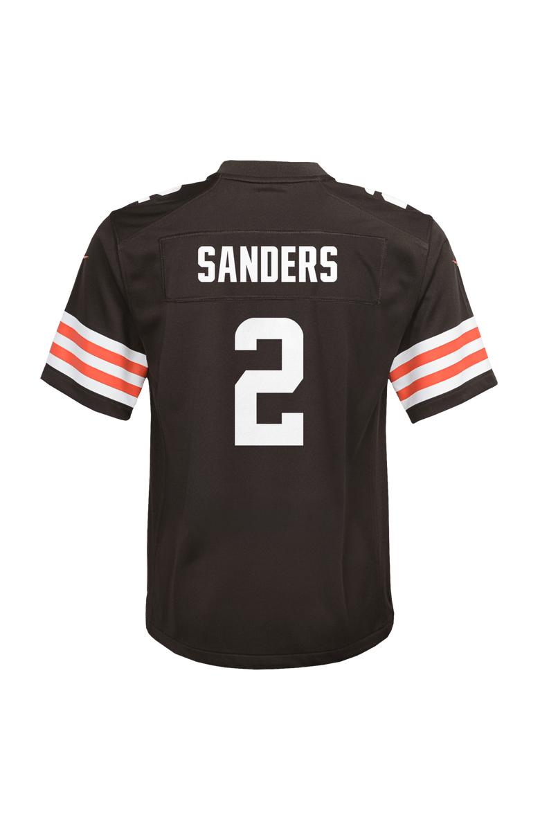 Nike Youth Nike Shedeur Sanders Brown Cleveland Browns Game Jersey, Alternate, color, Brown