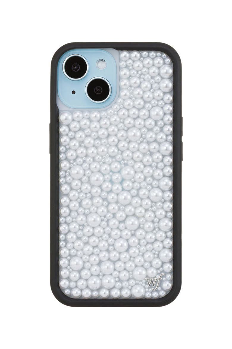 White Pearl iPhone Case, Alternate, color, White