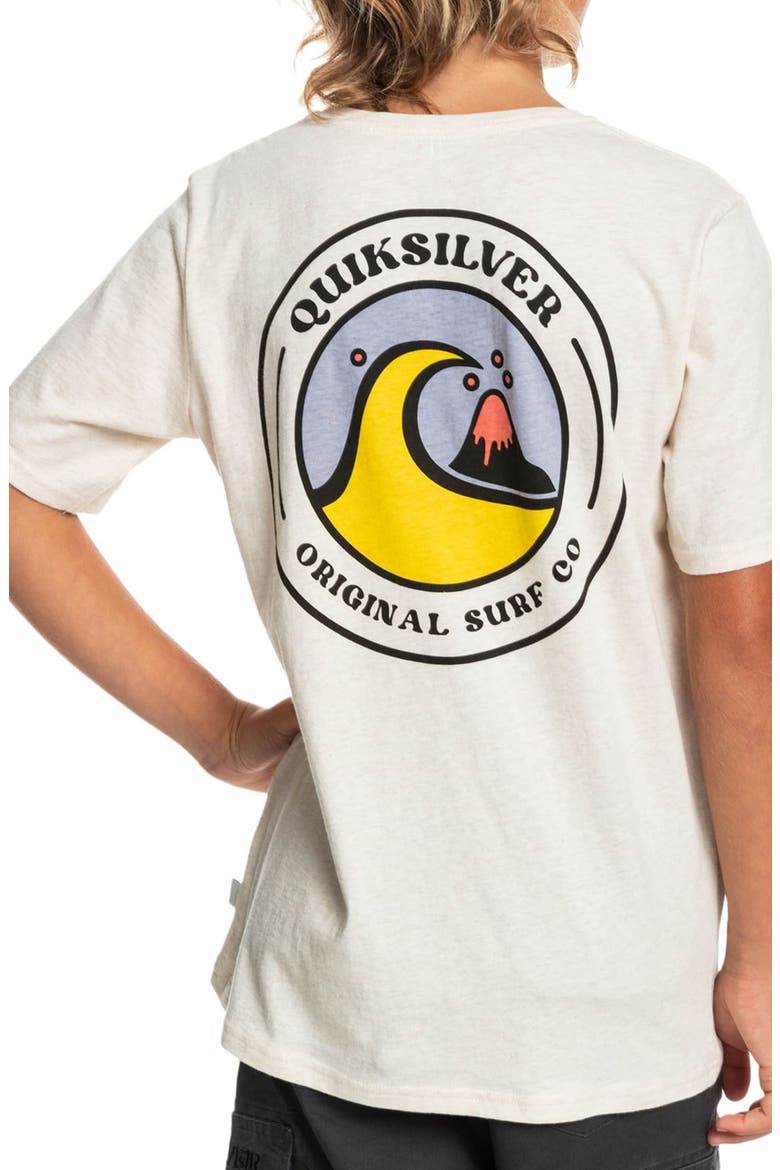 Kids' Closed Bubble Organic Cotton Graphic Tee, Alternate, color, ANTIQUE WHITE HEATHER
