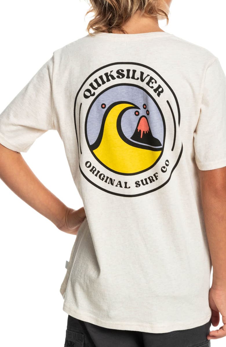 Quiksilver Kids' Closed Bubble Organic Cotton Graphic Tee, Alternate, color,