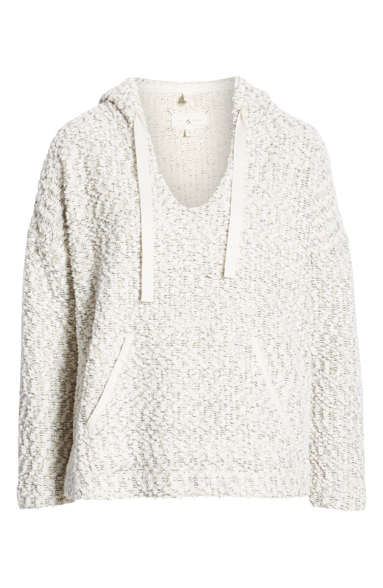 Lou & Grey Tweed Knit Hoodie, Alternate, color, 