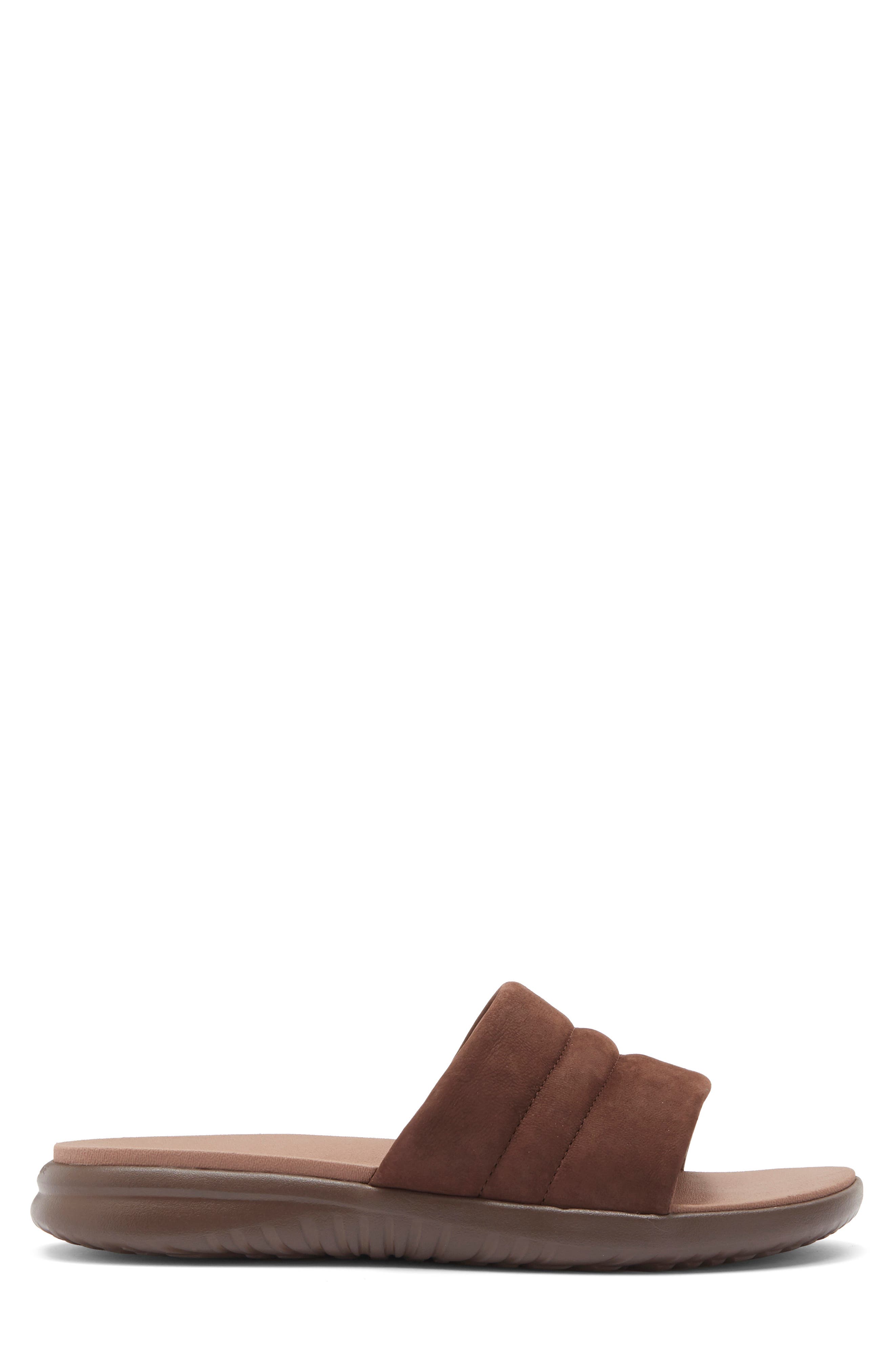 Union Slide Sandal, Alternate, color, CHOCOLATE