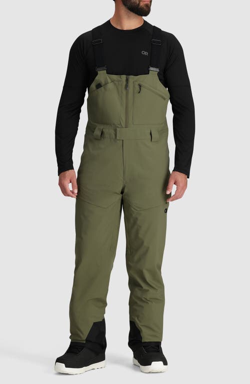 Outdoor Research Snowcrew Waterproof & Windproof Insulated Bib in Ranger Green 