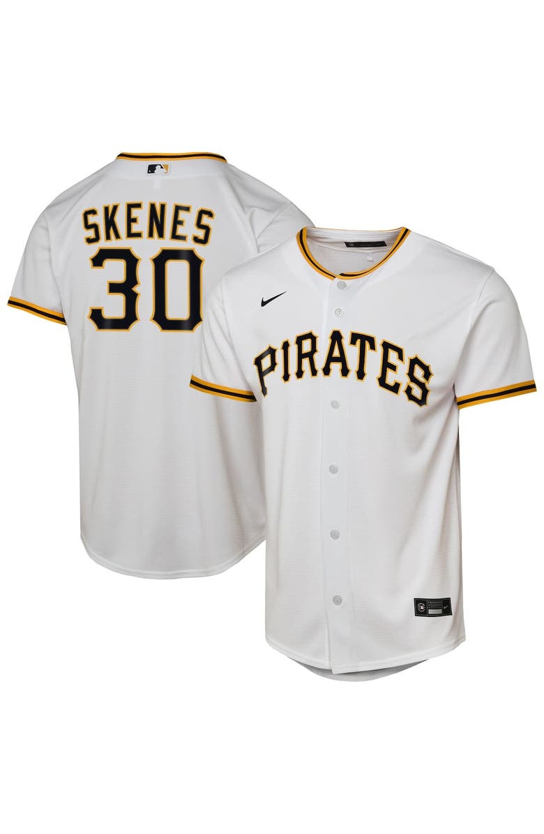 Nike Youth Nike Paul Skenes White Pittsburgh Pirates Home Replica Player Jersey, Alternate, color, 