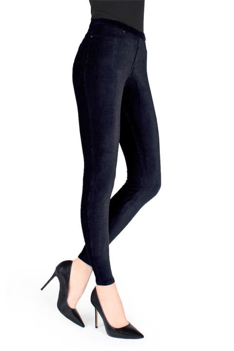 Thin Ribbed Corduroy Leggings