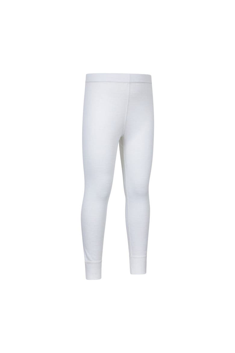 Childrens/kids Ii Merino Wool Base Layer Bottoms, Alternate, color, White