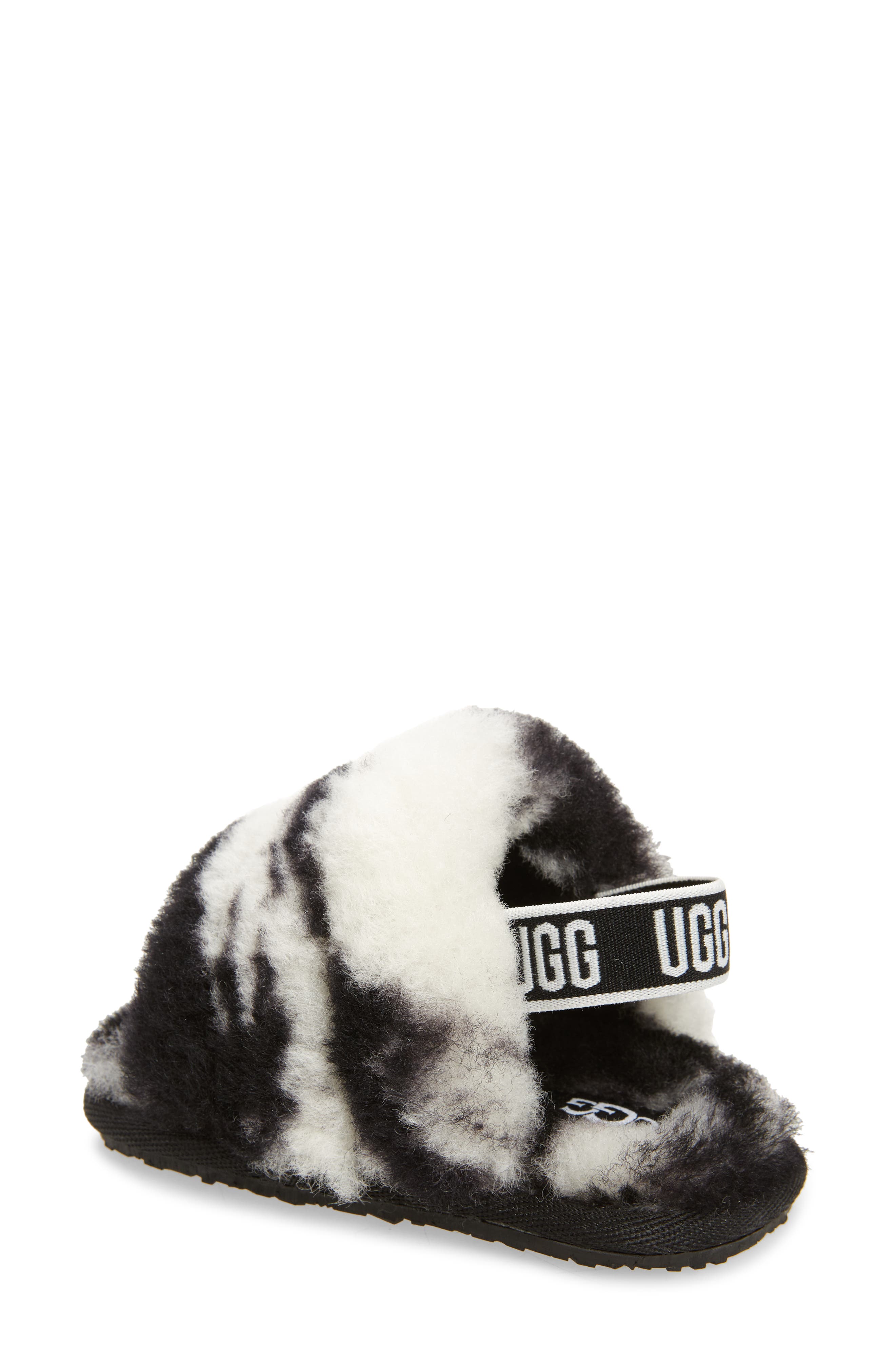 UGG<sup>®</sup> Fluff Yeah Genuine Shearling Slide Sandal, Alternate, color, 