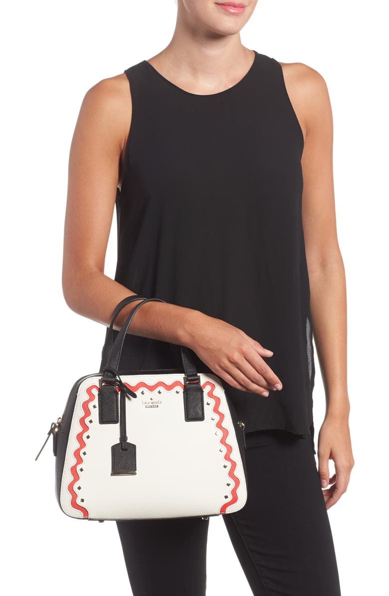 Kate Spade New York cameron street - little babe leather satchel, Alternate, color,