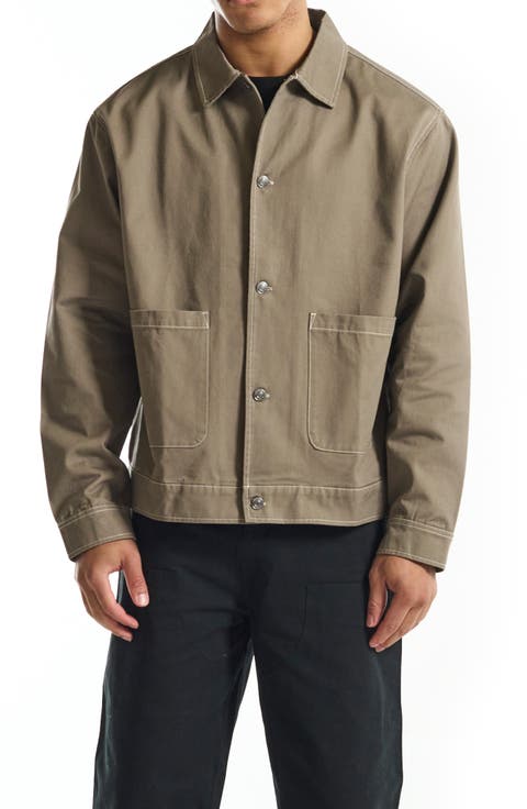Off Duty Water Resistant Cotton Twill Chore Jacket