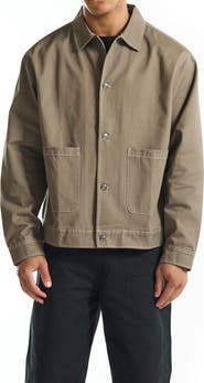 VOUSETI Off Duty Water Resistant Cotton Twill Chore Jacket