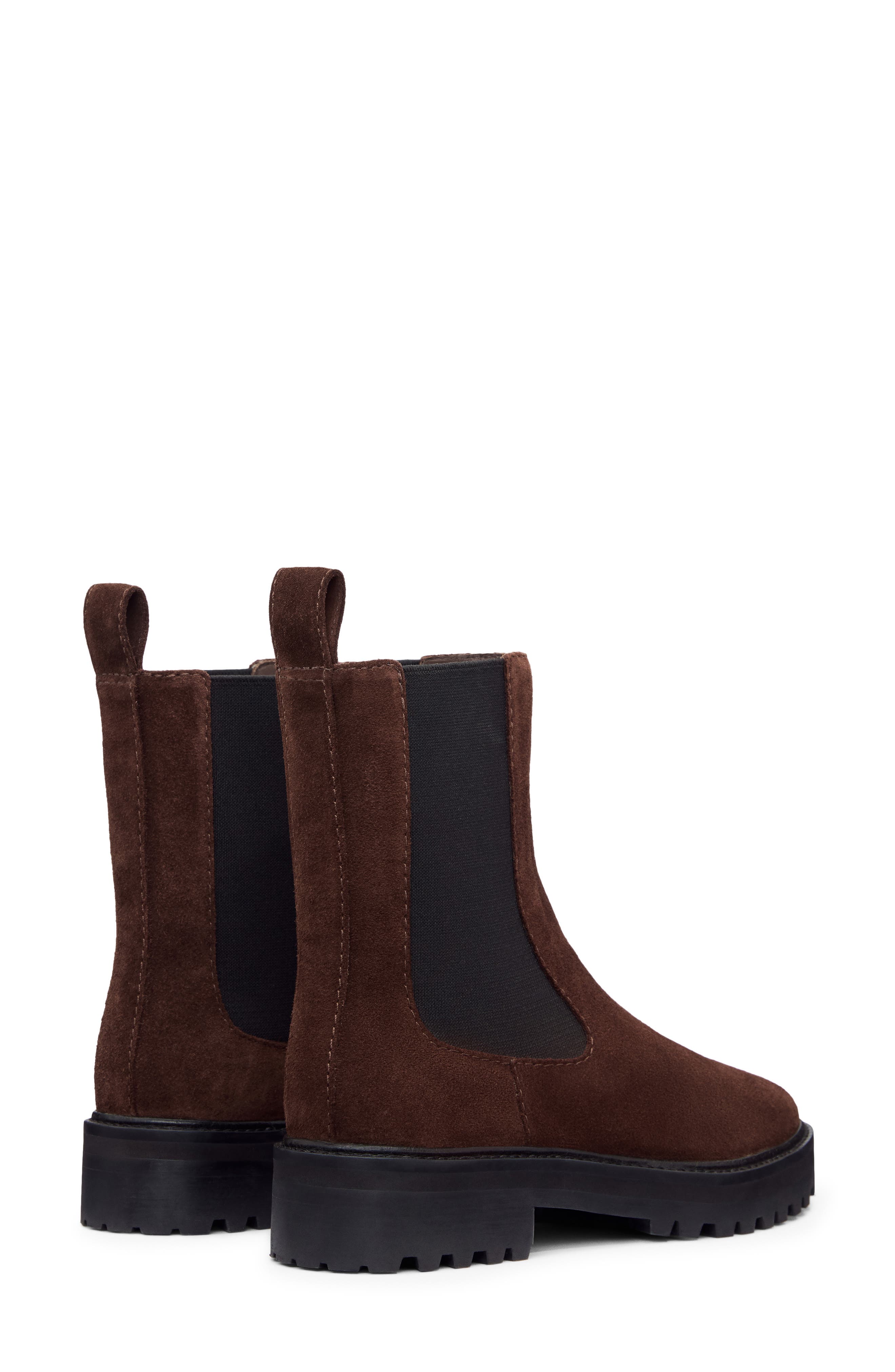 Katerina Lug Sole Chelsea Boot, Alternate, color, ESPRESSO SUEDE