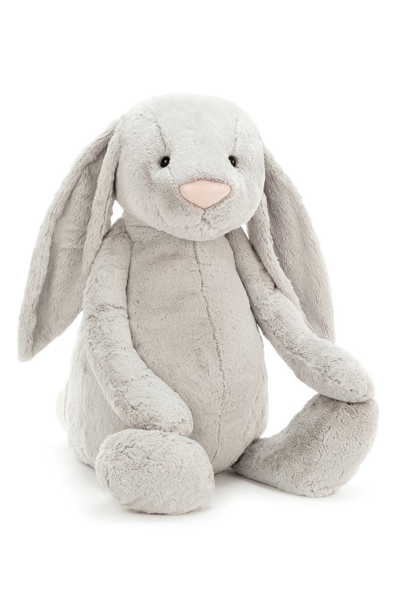Jellycat Giant Bashful Bunny Stuffed Animal, Main, color,
