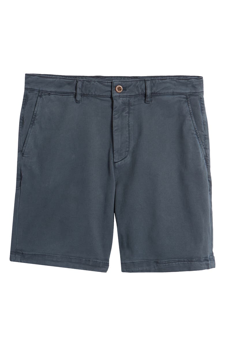Faherty Coastline 8-Inch Chino Shorts, Alternate, color, Blue Nights